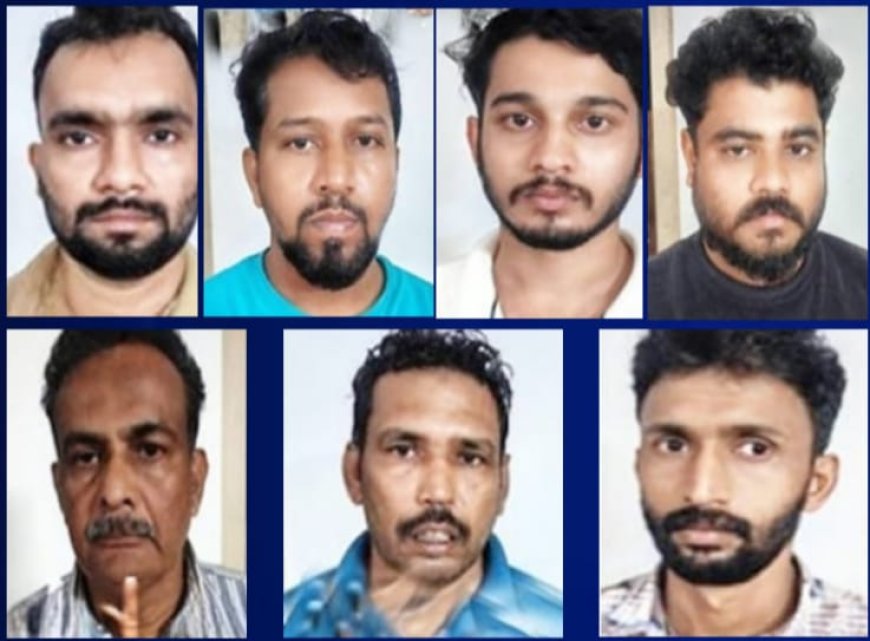 ഉപ്പിനങ്ങാടിയിലെ കള്ളനോട്ട് നിർമ്മാണ കേന്ദ്രത്തിൽ റെയ്ഡ്; കാസർകോട് സ്വദേശികൾ ഉൾപ്പെടെ ഏഴ് പേർ പിടിയിൽ