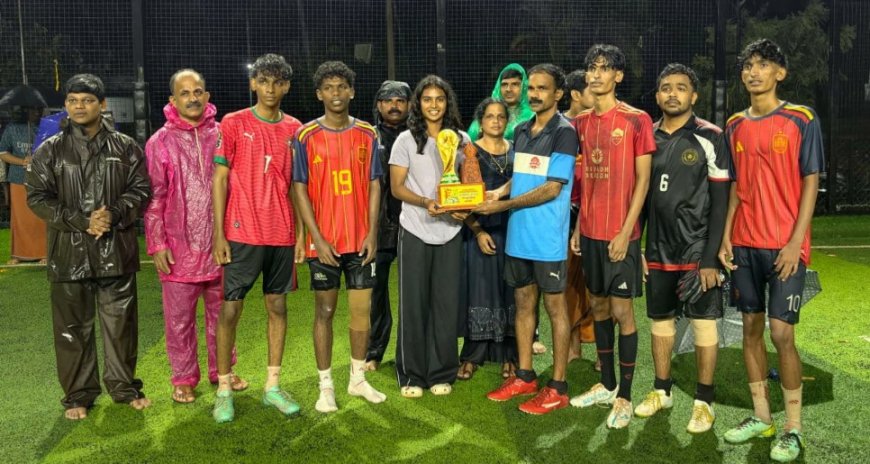 ഫിഫ വേൾഡ് കപ്പ് ആവേശത്തിൽ ബങ്കളത്ത് സൗഹൃദ ഫുട്ബോൾ മത്സരം സംഘടിപ്പിച്ചു