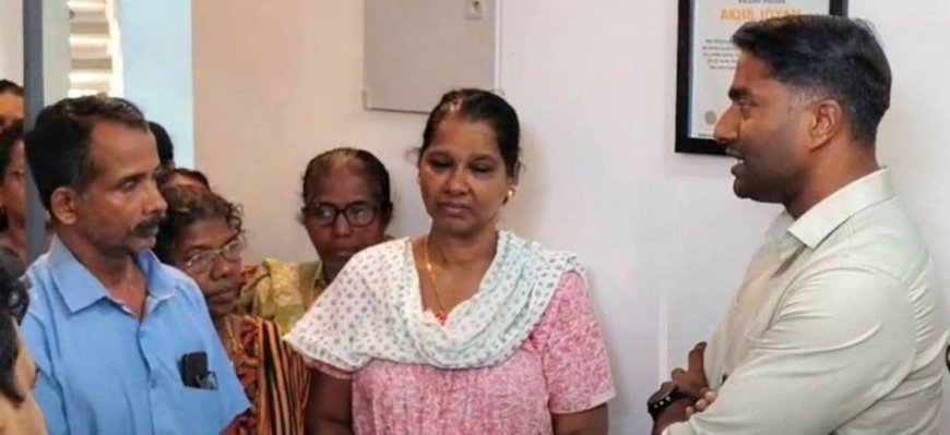 അഖിൽ ജോയിയുടെ വീട് സന്ദർശിച്ച് ജില്ലാ കളക്ടർ; മൃതദേഹം വേഗത്തിൽ നാട്ടിലെത്തിക്കുമെന്ന് ഉറപ്പ്