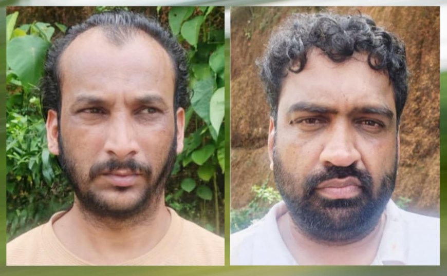 112 ഗ്രാം എം.ഡി.എം.എയുമായി രണ്ടുപേർ അറസ്റ്റിൽ; കാർ കസ്റ്റഡിയിൽ