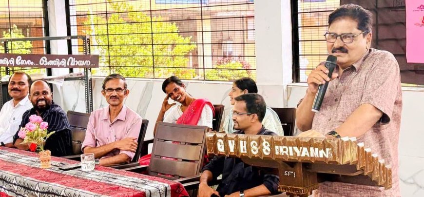 "കവിത രോഗാതുരമായ മനസ്സിന് ചികിത്സയാകുന്നു"  കവി സുറാബ്
