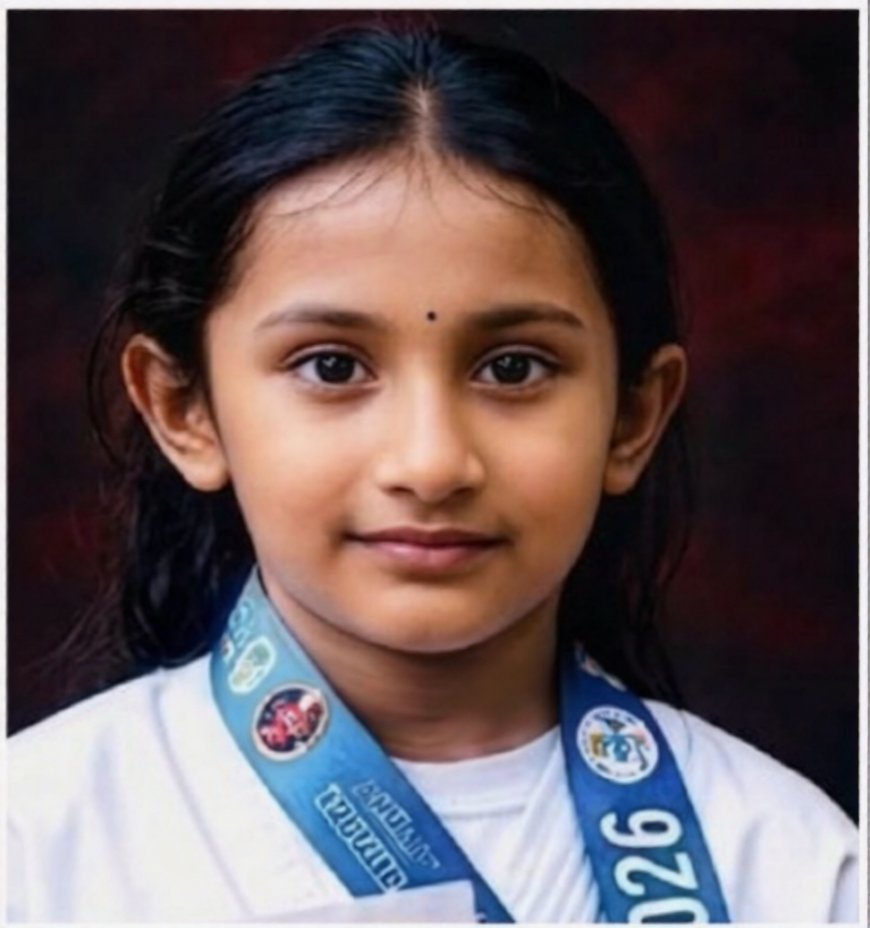 അഖിലേന്ത്യാ കരാട്ടെ മത്സരത്തിൽ ഹർഷികയ്ക്ക് വെങ്കല മെഡൽ