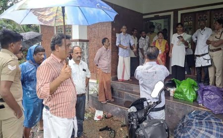 കിടപ്പുരോഗിയായ വൃദ്ധയെയും കുടുംബത്തെയും കുടിയൊഴിപ്പിക്കാൻ നീക്കം; സിപിഎം തടഞ്ഞു