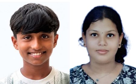കാസർകോട് ജില്ലാ സബ് ജൂനിയർ ബാസ്ക്കറ്റ്ബോൾ ടീമുകളെ നയിക്കാൻ നൗഷിക്കും വേദയും