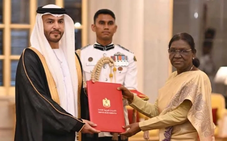 ഇന്ത്യയിലെ യുഎഇ അംബാസഡറായി അബ്ദുള്ള സൈഫ് അല്‍ നുഐമി ചുമതലയേറ്റു