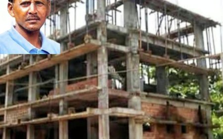 ഉദുമയിൽ നിർമാണത്തിലിരുന്ന സ്കൂൾ കെട്ടിടത്തിന്റെ മൂന്നാംനിലയിൽ നിന്ന് വീണ് തൊഴിലാളി മരിച്ചു