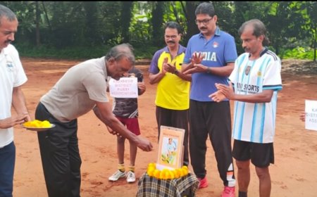 ദേശീയ കായിക ദിനത്തിൽ ധ്യാൻ ചന്ദിനെ അനുസ്മരിച്ചു