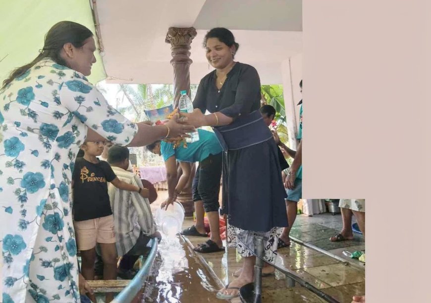 സ്വർണ മെഡൽ ജേതാക്കൾ തോണിയിലേറി ദുരിതാശ്വാസ ദൗത്യത്തിൽ; മയിച്ചയിലെ 36 കുടുംബങ്ങൾക്ക് കരുതലായി സഹോദരങ്ങൾ
