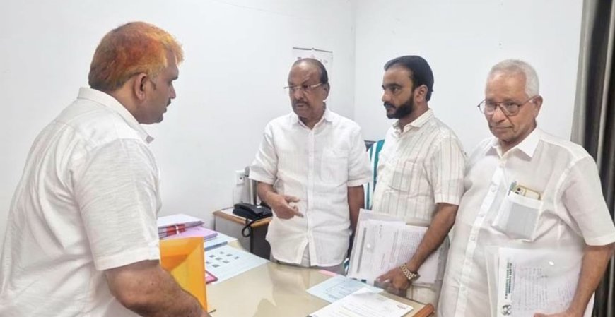 അതിഞ്ഞാലിന്റെ വികസനത്തിനായി മുഖ്യമന്ത്രിക്കും മന്ത്രിമാർക്കും നിവേദനം