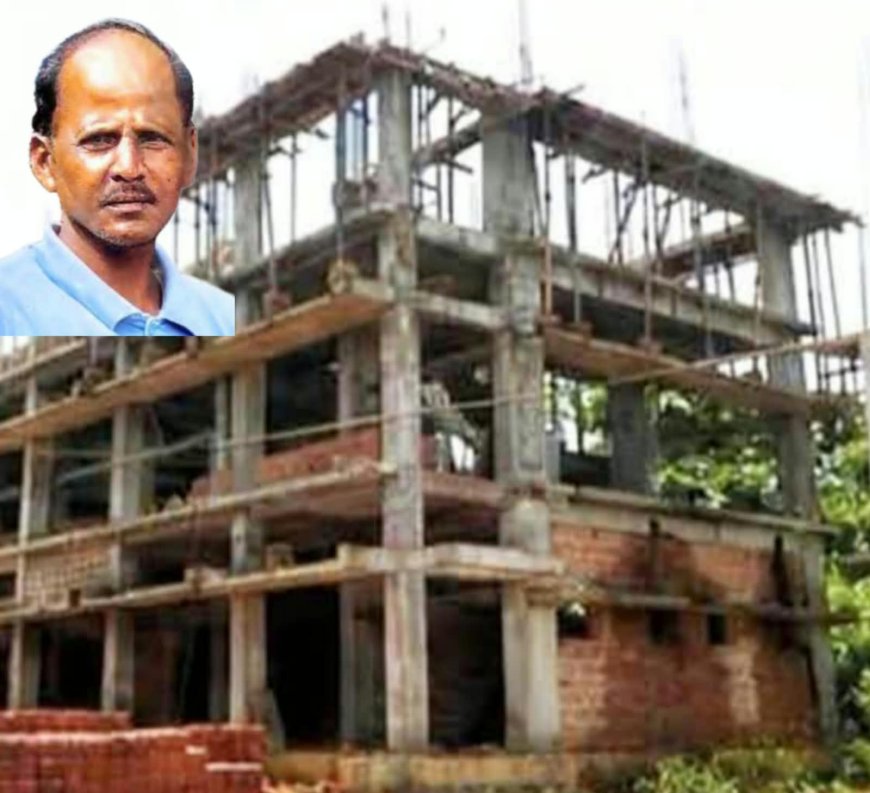 ഉദുമയിൽ നിർമാണത്തിലിരുന്ന സ്കൂൾ കെട്ടിടത്തിന്റെ മൂന്നാംനിലയിൽ നിന്ന് വീണ് തൊഴിലാളി മരിച്ചു
