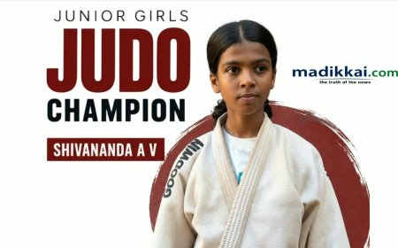 ജുഡോയിൽ സ്വർണത്തിളക്കവുമായി ശിവനന്ദ