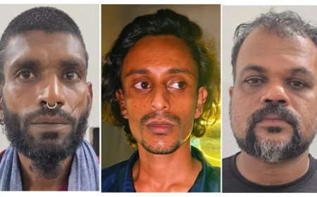 ആലുവയിൽ യുവാവിനെ കല്ലെറിഞ്ഞുവീഴ്ത്തി കവർച്ച; മൂന്നുപേർ അറസ്റ്റിൽ. ഫോൺ കാസർകോട് ഉപേക്ഷിച്ചു
