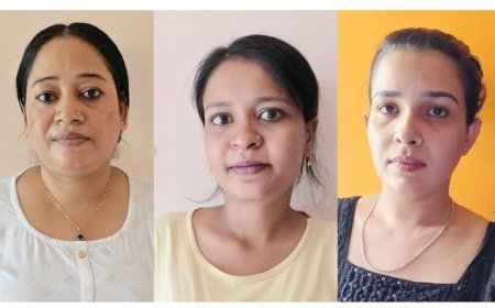 മതിയായ രേഖകളില്ലാതെ മൂന്ന് ബംഗ്ലാദേശ് യുവതികൾ അറസ്റ്റിൽ