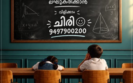 കുട്ടികളുടെ മാനസിക സമ്മർദ്ദം തിരിച്ചറിയാൻ കേരള പോലീസിന്റെ ‘ചിരി’ പദ്ധതി