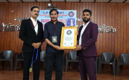 മെന്റലിസം പ്രകടനത്തിൽ ഖാലിദ് പൊവ്വലിന് അറേബ്യൻ വേൾഡ് റെക്കോർഡ്