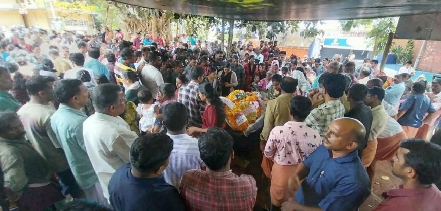"നൊമ്പരമായി അനൈഗിന്റെ മരണം; വിതുമ്പലടങ്ങാതെ വിദ്യാലയ മുറ്റം"