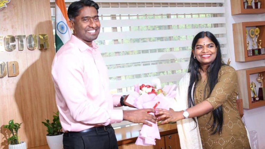 കാസർകോട് ജില്ലാ കളക്ടറായി ശ്രീധന്യ സുരേഷ് ഐഎഎസ് ചുമതലയേറ്റു