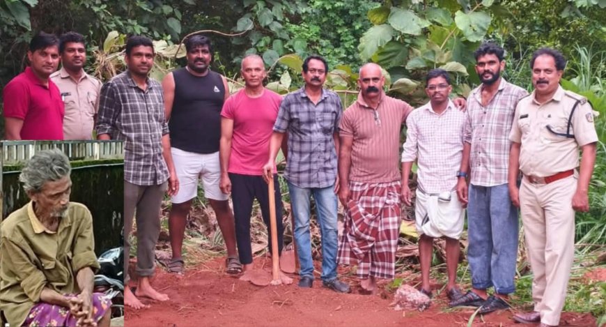 കാഞ്ഞങ്ങാട് നഗരത്തിലെ ആദ്യകാല ചുമട്ടുതൊഴിലാളി ജോസിന്റെ മൃതദേഹം നന്മമരം പ്രവർത്തകർ സംസ്കരിച്ചു