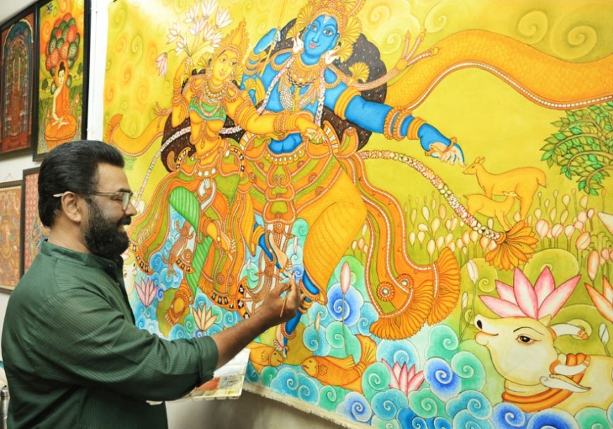 പൂനെയിൽ ‘വർണ്ണയാത്ര’; കെ.ആർ.സി. തായന്നൂരിന്റെ ചിത്രപ്രദർശനം