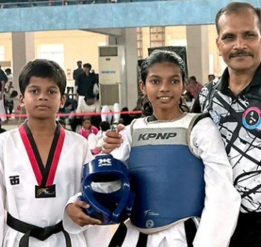സംസ്ഥാന തായ്‌ക്വോൺഡോ ചാമ്പ്യൻഷിപ്പിൽ വെള്ളിക്കോത്തെ സഹോദരങ്ങൾക്ക് തിളക്കമാർന്ന നേട്ടം