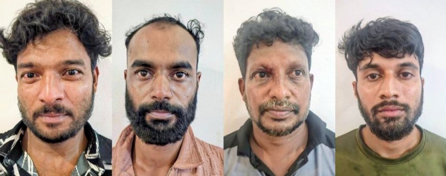 നാല് ലക്ഷം രൂപയുടെ എ.ബി കേബിൾ മോഷണം; അന്തർസംസ്ഥാന സംഘത്തിലെ നാലുപേർ അറസ്റ്റിൽ