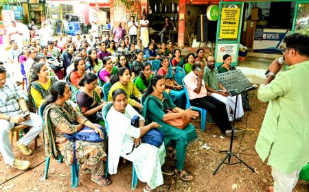 ഹൊസ്ദുർഗ് ഉപജില്ലാ കലോത്സവത്തിന് അമ്പലത്തറയിൽ ഗാനസദസ്സ്