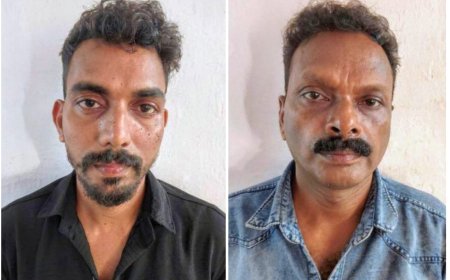ട്രെയിനിൽ പെൺകുട്ടിയെ ശല്യം ചെയ്തെന്ന പരാതിയിൽ രണ്ടുപേർ അറസ്റ്റിൽ