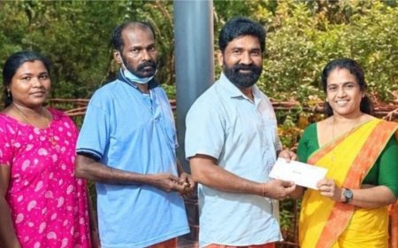 വൃക്ക മാറ്റിവെക്കൽ ശസ്ത്രക്രിയയ്ക്ക് 55,555 രൂപ നൽകി കാരാക്കോട് പുലരി ക്ലബ്ബ്