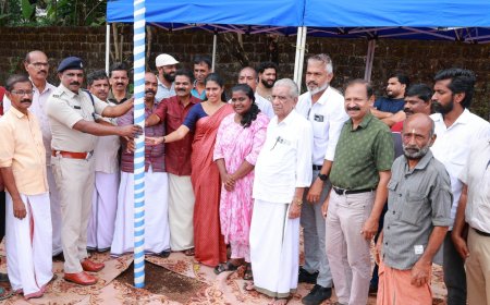 ഹൊസ്ദുർഗ് ഉപജില്ലാ സ്കൂൾ കലോത്സവം: പന്തൽ കാൽനാട്ട് കർമ്മം നടന്നു