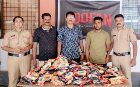 ട്രെയിനിൽ കടത്താൻ ശ്രമിച്ച 8,830 പാക്കറ്റ് നിരോധിത പുകയില ഉൽപ്പന്നങ്ങൾ പിടികൂടി; അസം സ്വദേശി അറസ്റ്റിൽ