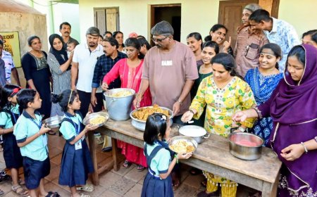 കൂട്ടായ്മയുടെ രുചിമേളവുമായി പൂത്തക്കാൽ സ്കൂൾ; ഉച്ചഭക്ഷണത്തിൽ കുഴിമന്തിയും ബിരിയാണിയും