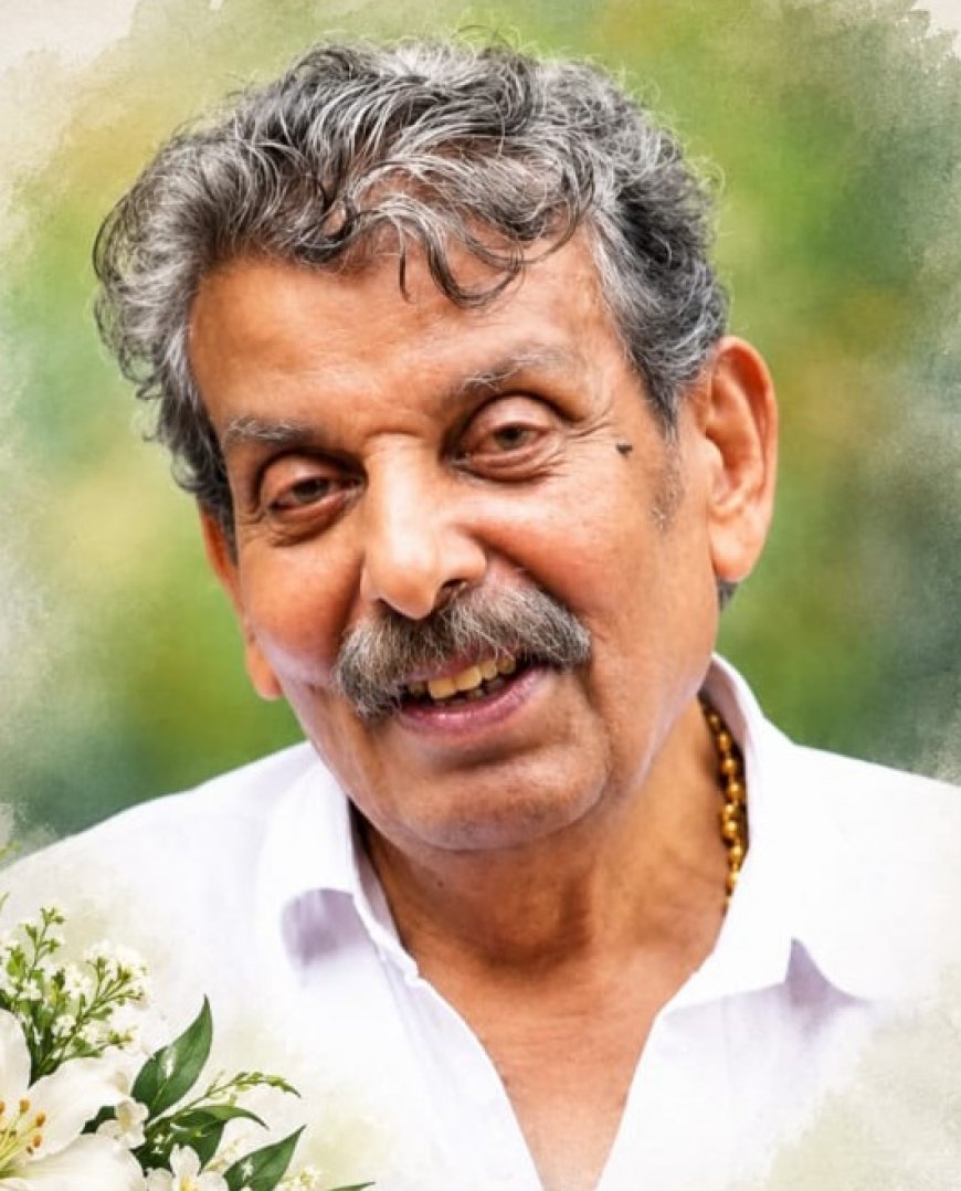പ്രശസ്ത നാടക രചയിതാവും സംവിധായകനുമായ വി. ശശി നീലേശ്വരം അന്തരിച്ചു